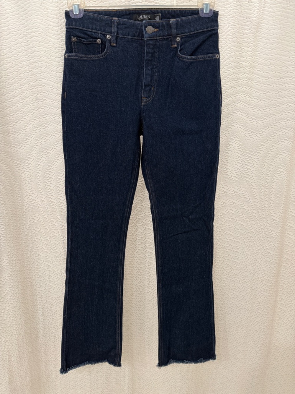 Lauren Ralph Lauren Navy Straight-Leg Jeans